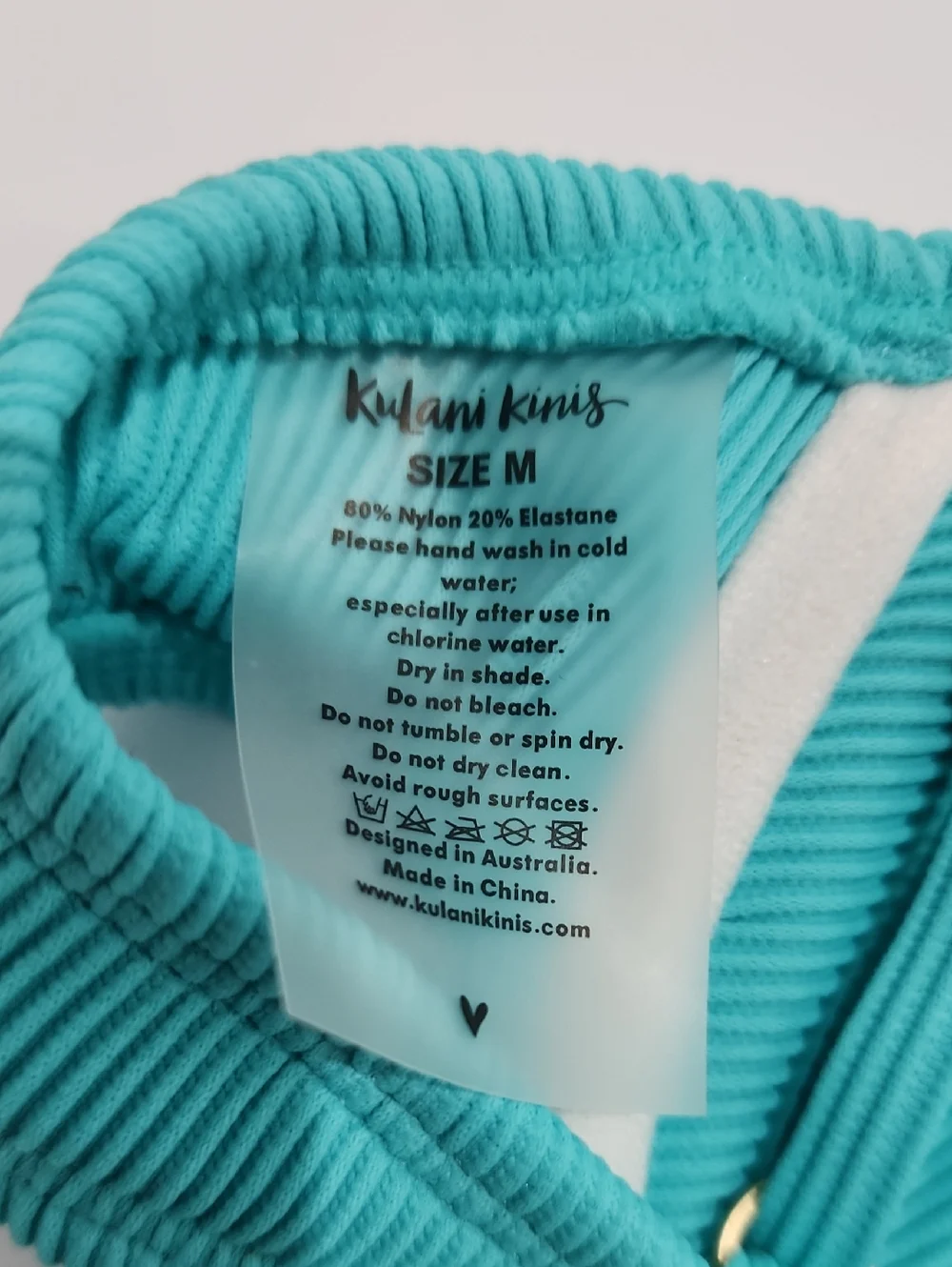 Kulani Kinis x Lexi Hidalgo Ruched Underwire Bikini Bra - Aqua